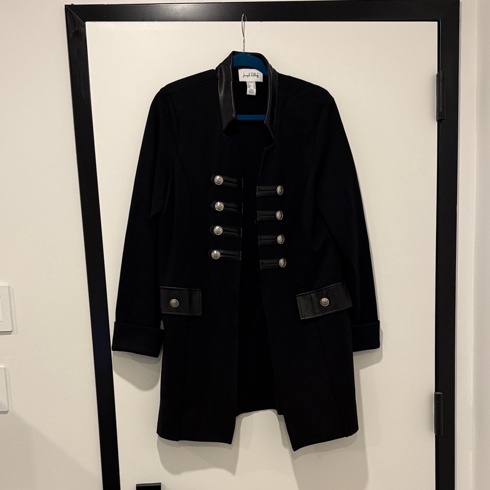 Joseph Ribkoff Black Blazer with Silver Accents